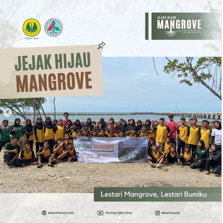 Ekacitra UNJ Realizes Environmental Awareness Through the "Mangrove Green Trail