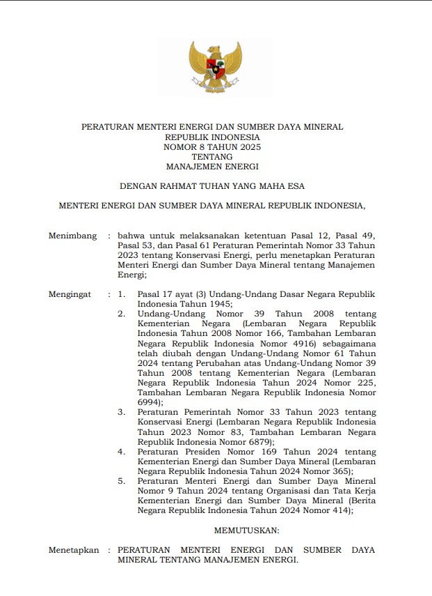 Implementation of Energy Management as a Form of UNJ's Commitment to Energy Efficiency in Renovation and New Construction