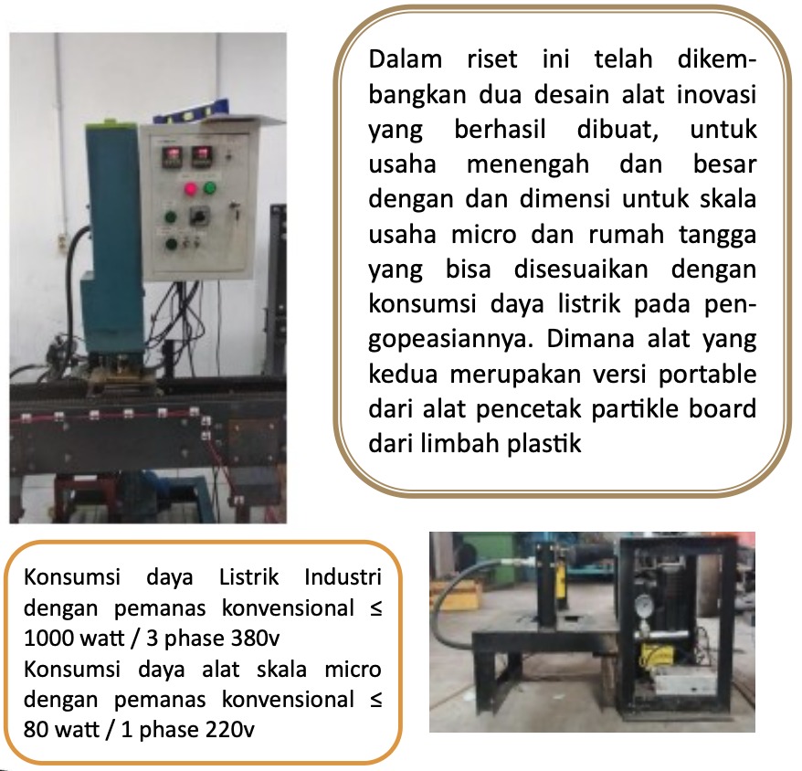 Press Limbah Plastik HDPE