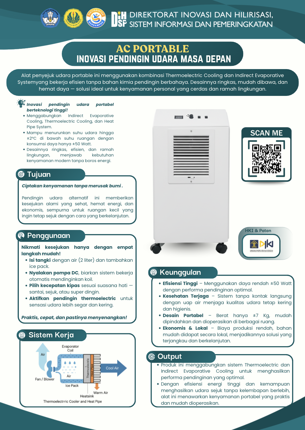 Poster AC PORTABLE